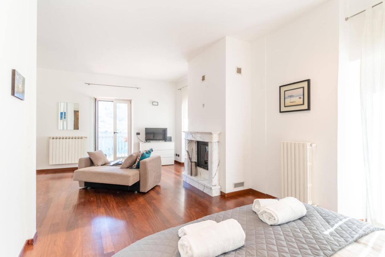 Limonta Lake View Apartment With Private Parking Exterior photo