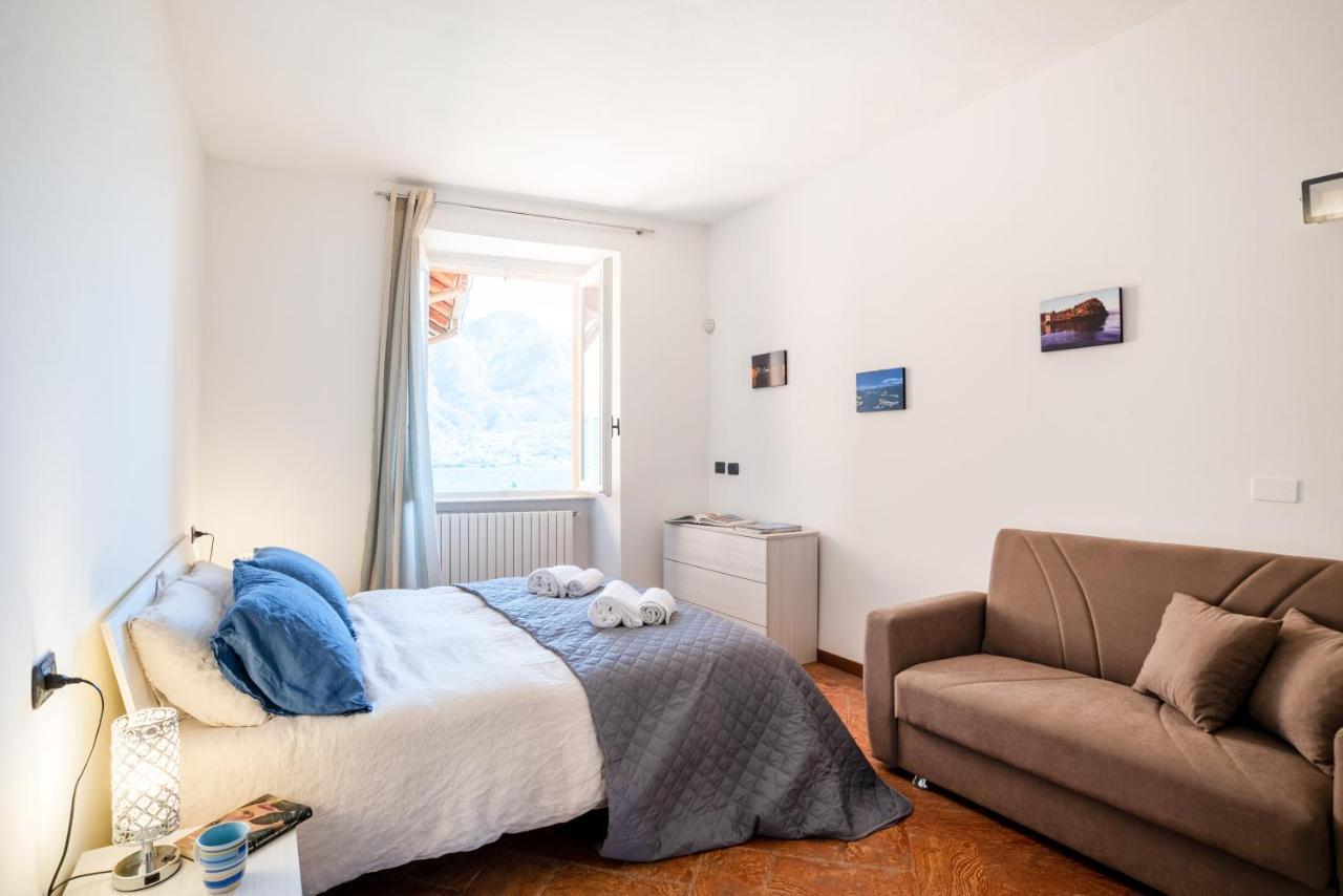 Limonta Lake View Apartment With Private Parking Exterior photo